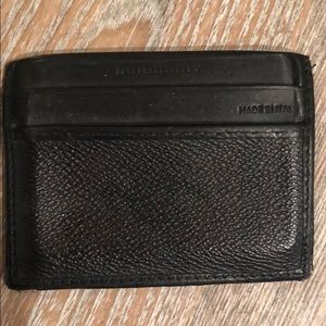 Burberry black wallet mens